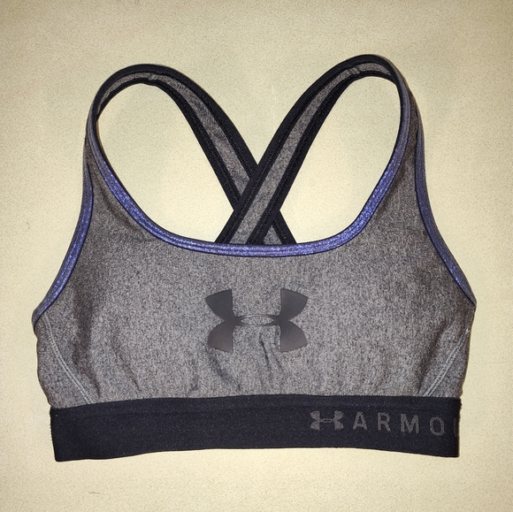 Under Armour Peekhole Razorback Sports Bra - Picture 1 of 8
